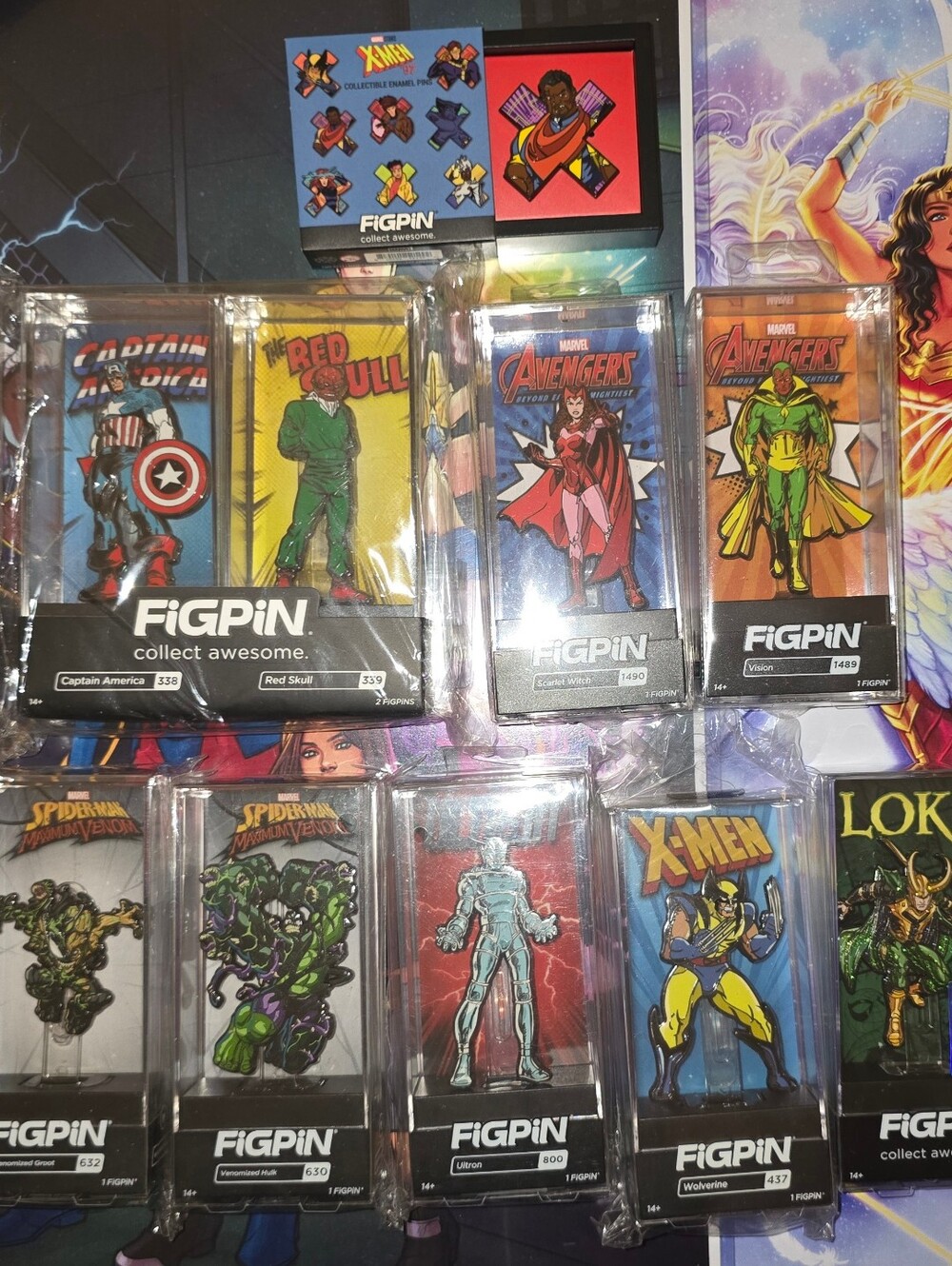 Figpin Lot - Marvel Comics - Set of 10